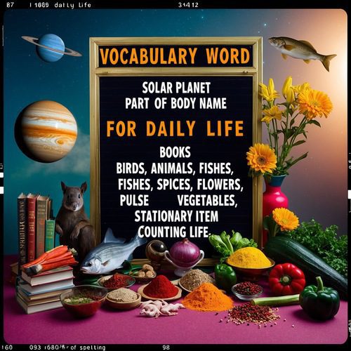 Vocabulary Word Spelling for Daily Life